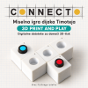 CONNECTO – miselna igra dijaka Timoteja – 3D print and play, digitalne datoteke brez fizičnega izdelka